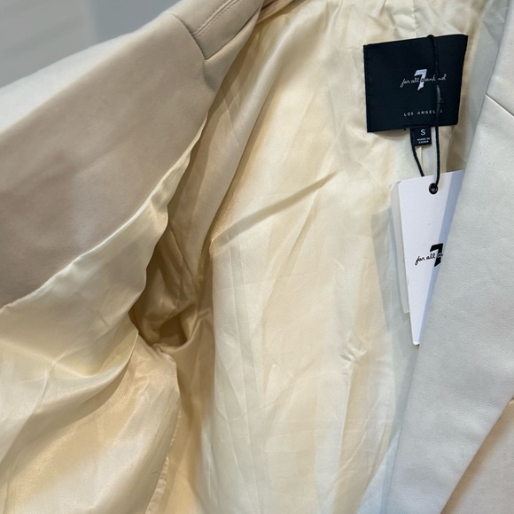 7 For All Mankind Faux Leather Jacket | NWT | Size: Medium - Picture 5 of 9